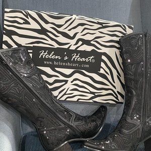 Helen's Heart Bling Boots! Size 9 New!